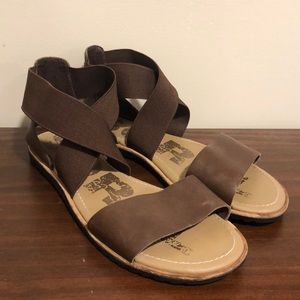 Dark Brown Ella Sorel Sandals